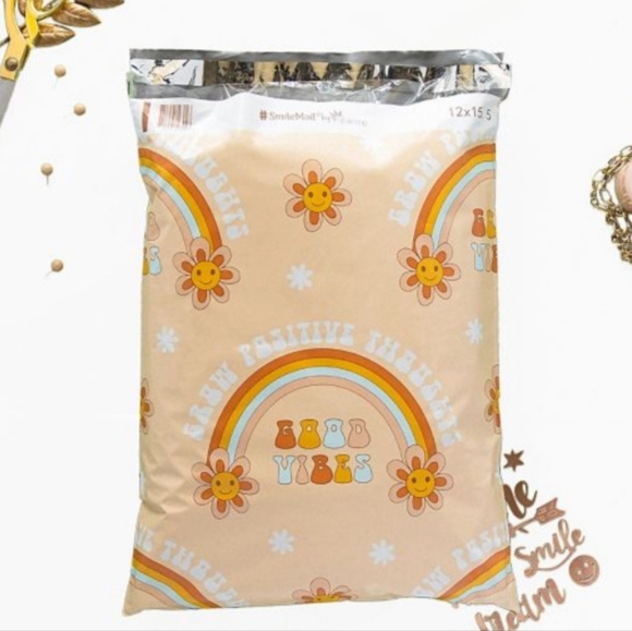 NWT: 20ct. 12x15.5 Polymailers, Random Thank You Cards & Stickers. - Picture 6 of 8